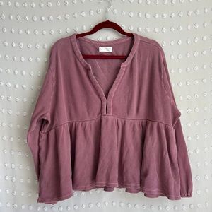 Lucky Brand Waffle Thermal top